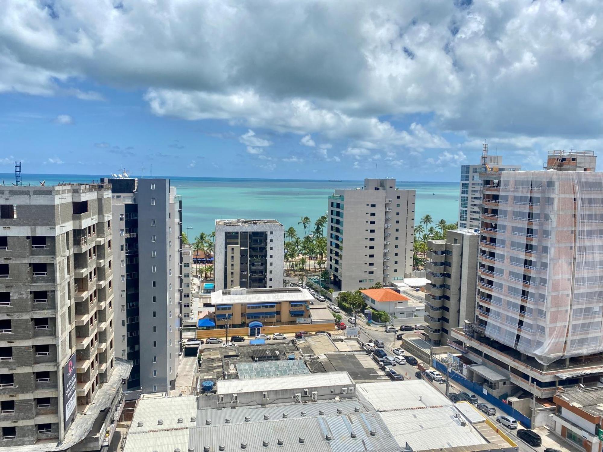 Apto Time - Vista Mar Em Ponta Verde Maceio Lägenhet Exteriör bild