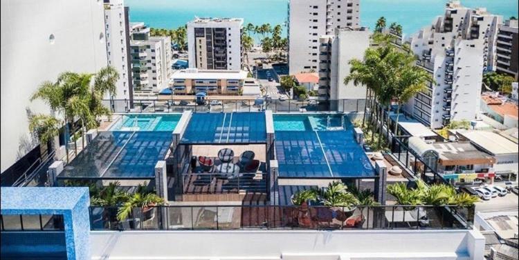 Apto Time - Vista Mar Em Ponta Verde Maceio Lägenhet Exteriör bild