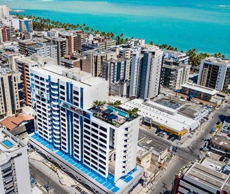 Apto Time - Vista Mar Em Ponta Verde Maceio Lägenhet Exteriör bild